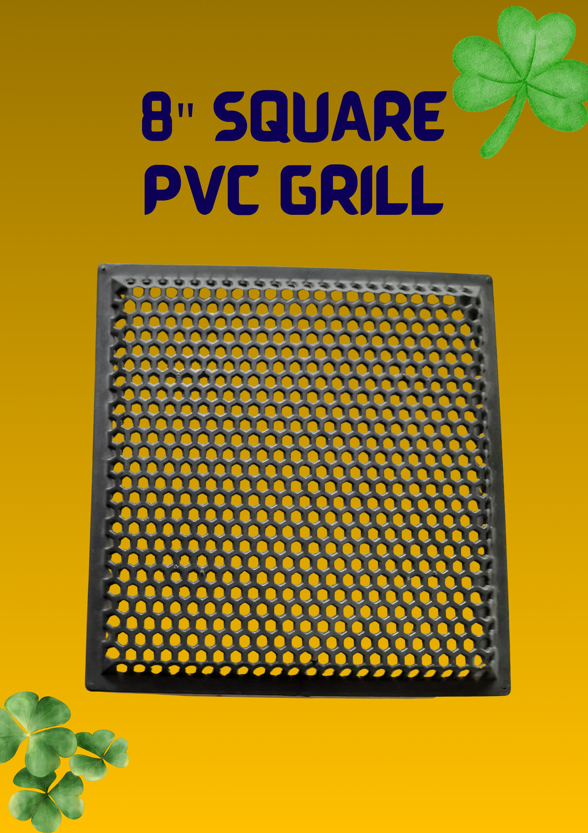 8" SQURE PVC GRILL