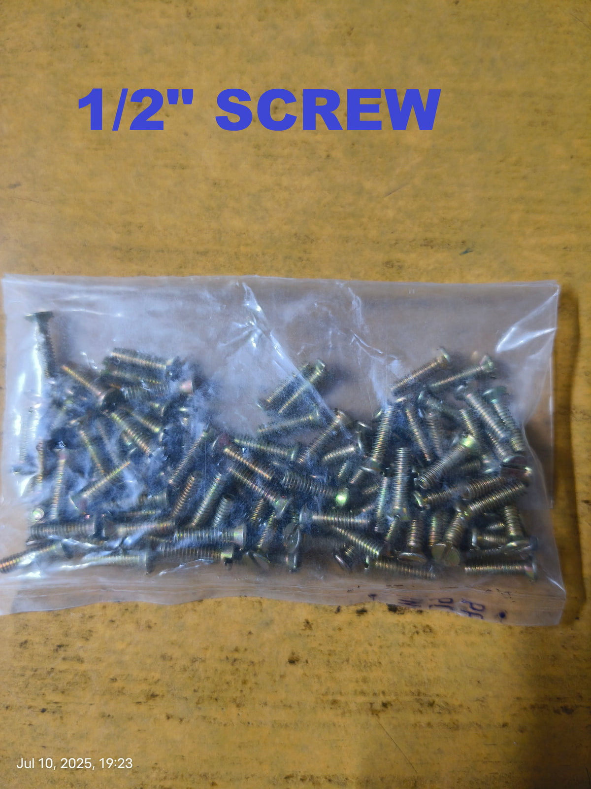 1/2" SCREW PKT / SCREW FOR PCB FITTING