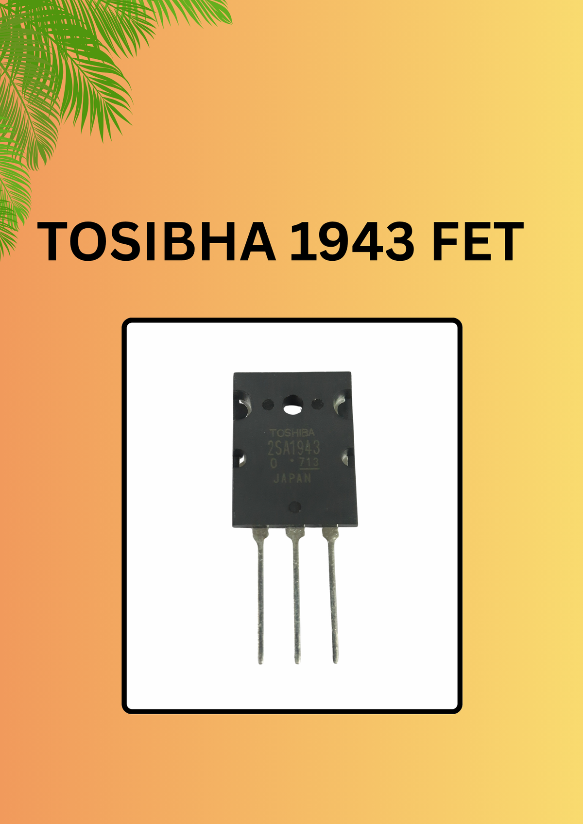 TOSHIBA 1943 FET IC
