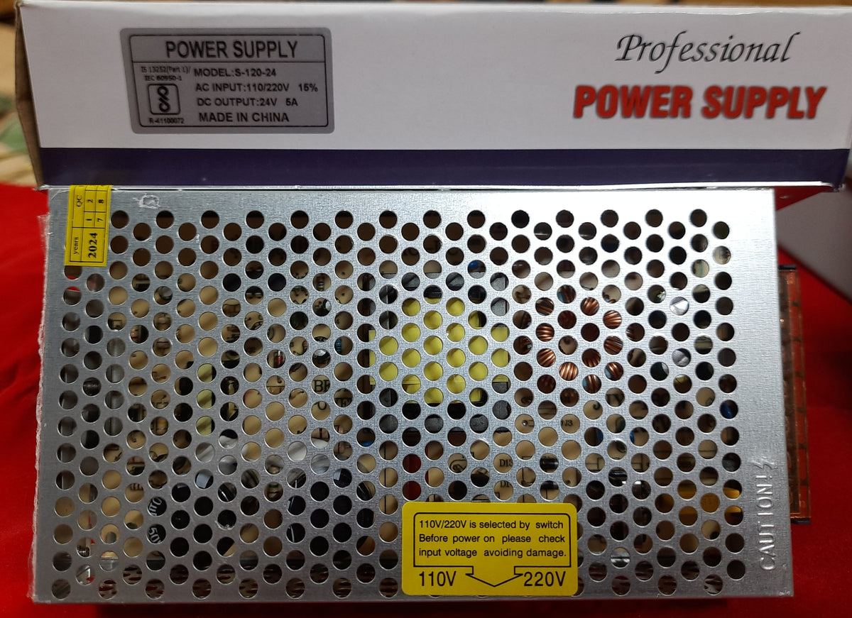 POWER SUPPLY SMPS DCOUTPUT 24V-5A