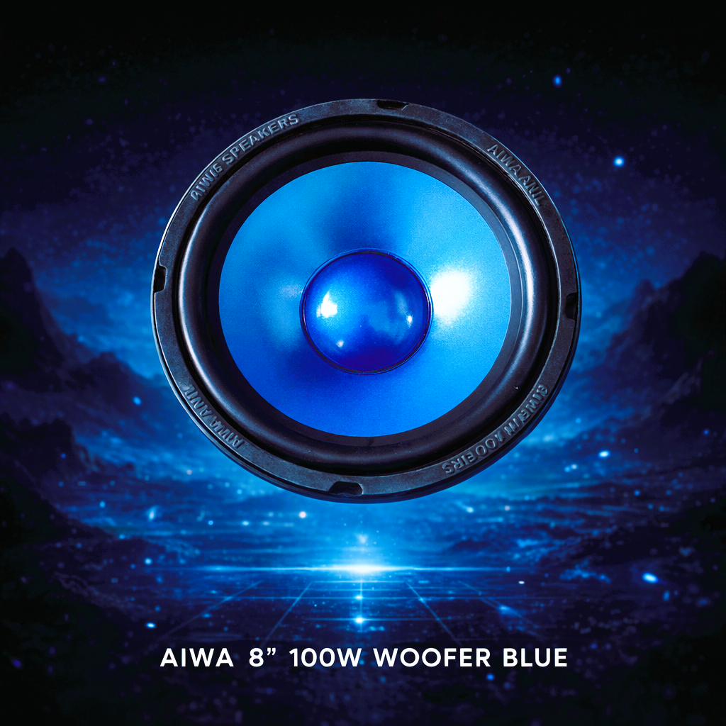 AIWA 8"100W COLOUR WOOFER 120mm BLUE