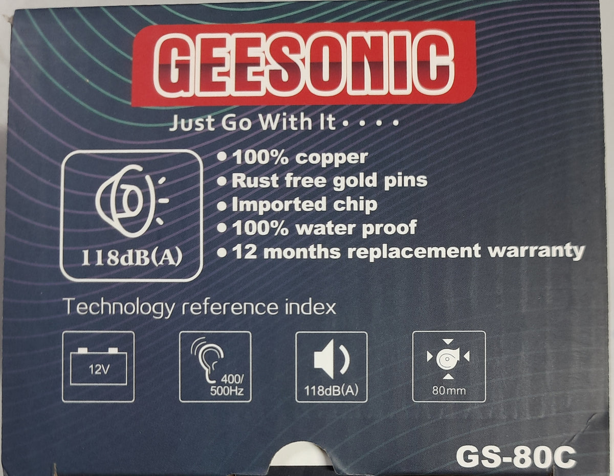 GEESONIC SNAIL HORN