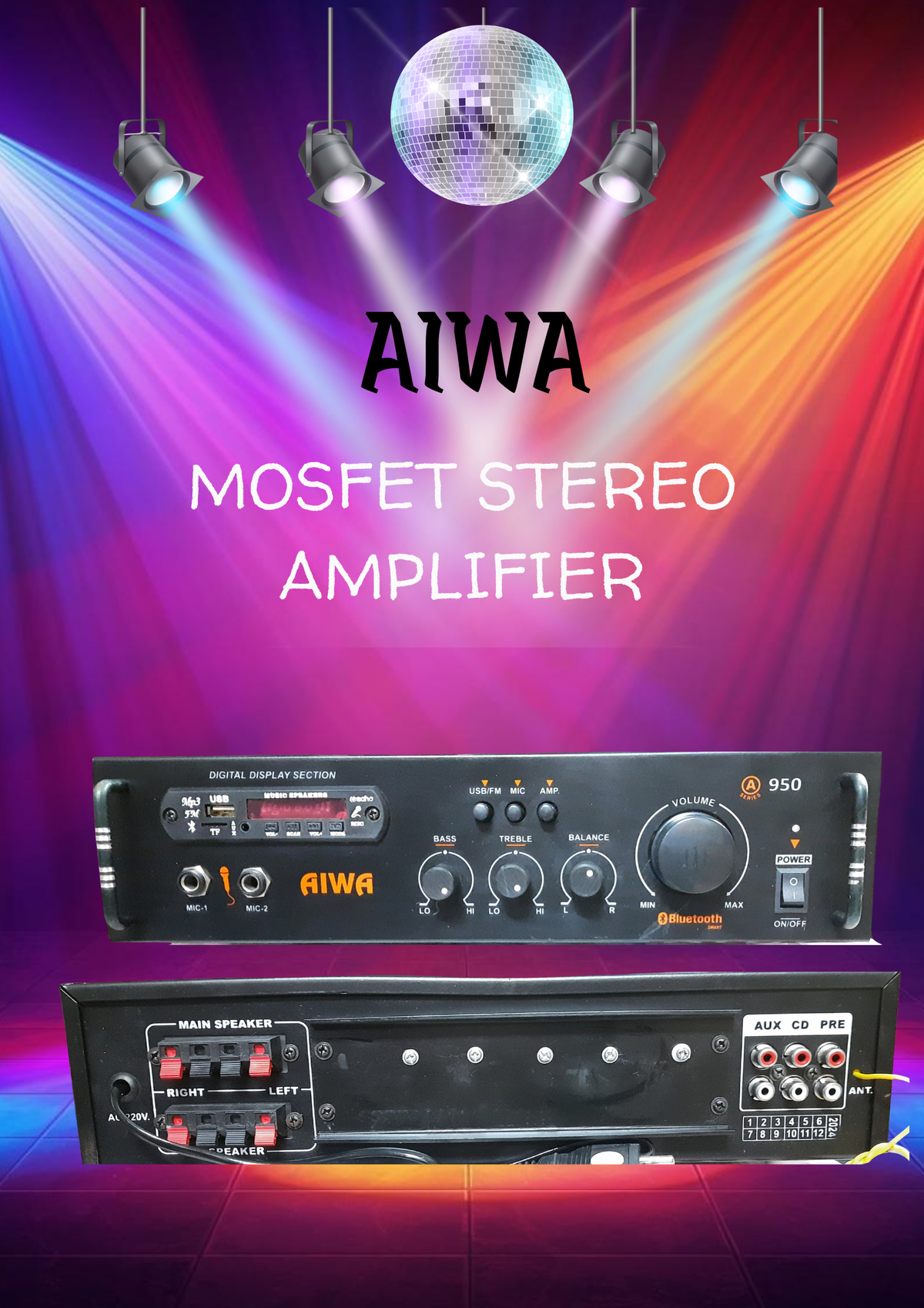 AIWA MOSFET STEREO AMP