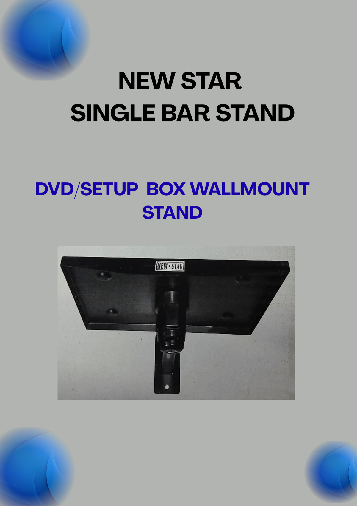 NEWSTAR DVD SINGLE BAR STAND