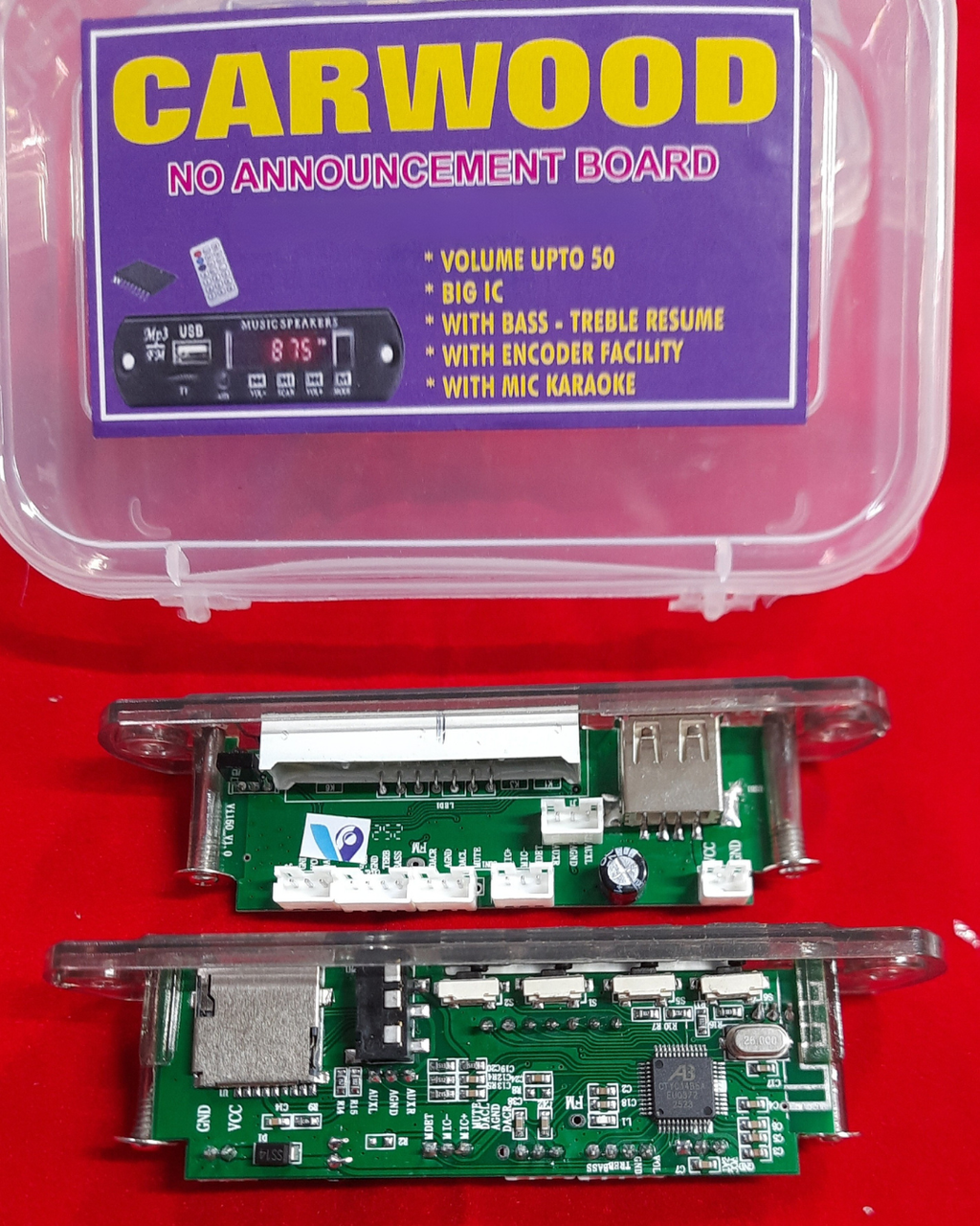 CARWOOD USB BOARD WITH NO ANOUNCEMENT BOARD