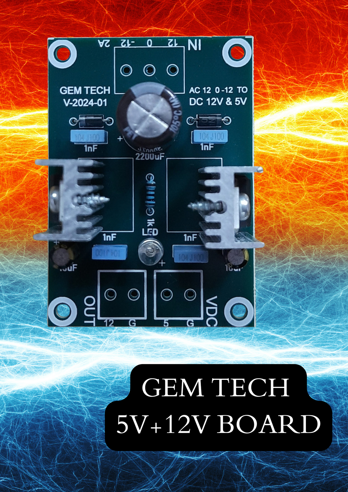GEMTECH 5V+12V BD