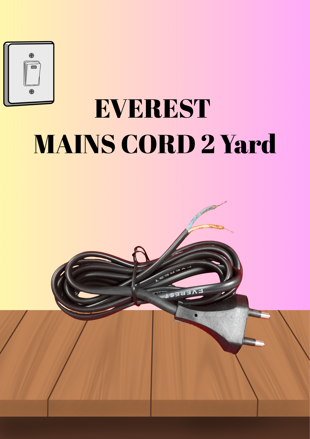 EVEREST MAINS CORD 2Y