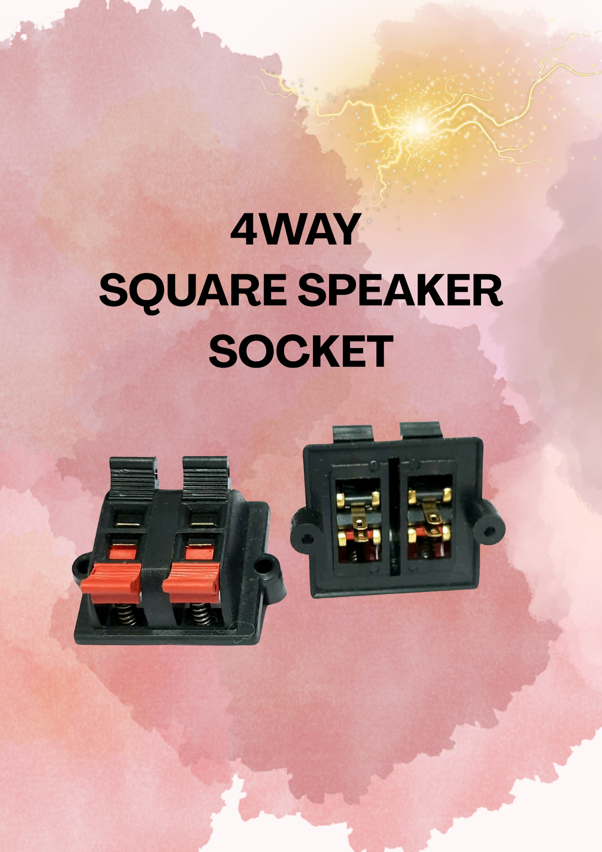 CONEL 4 WAY SPK SOCKET SQUARE