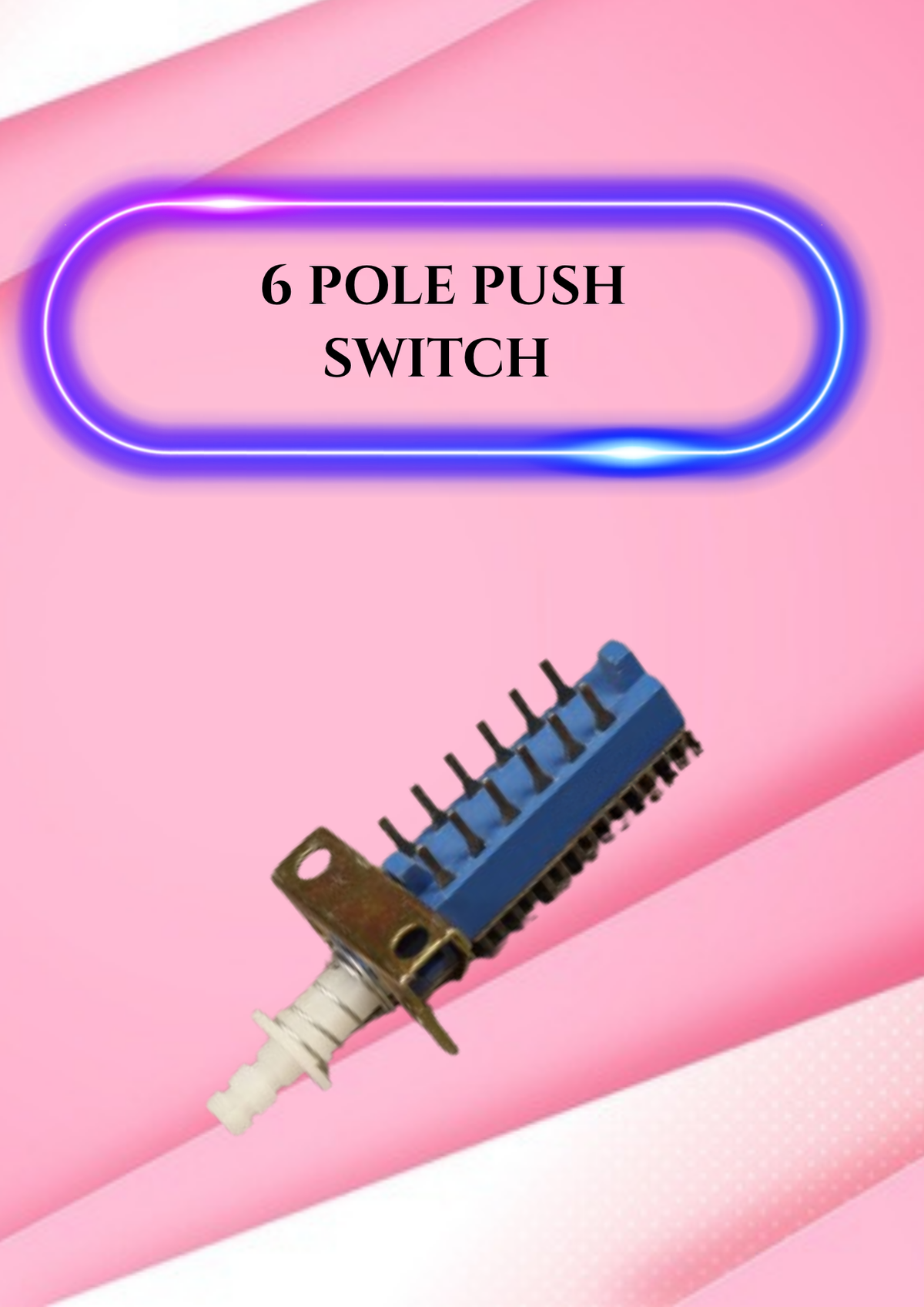CONEL 6 PIN PUSH SWITCH