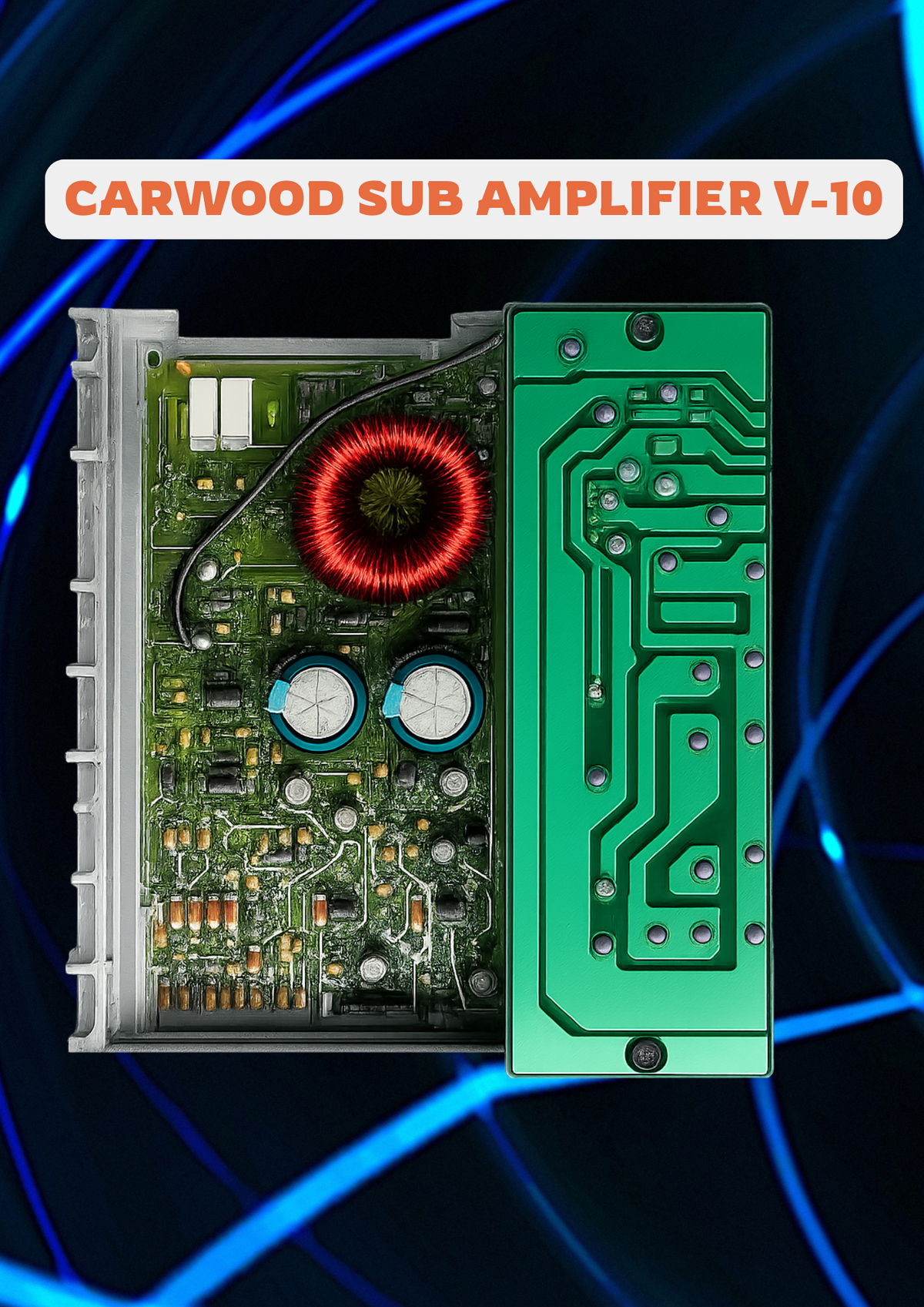 CARWOOD SUB AMP(MODEL:V-10)