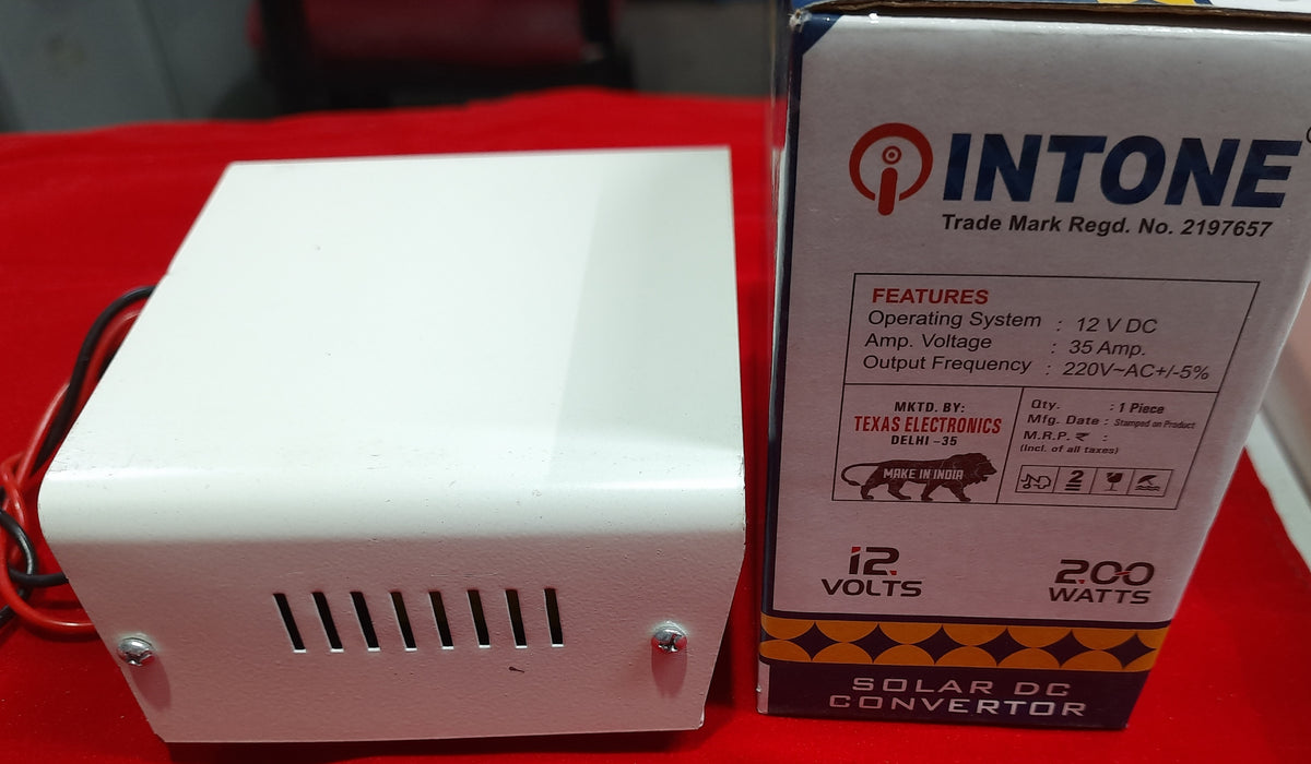 INTONE DC TO AC CONVERTER 200W (METAL BODY)