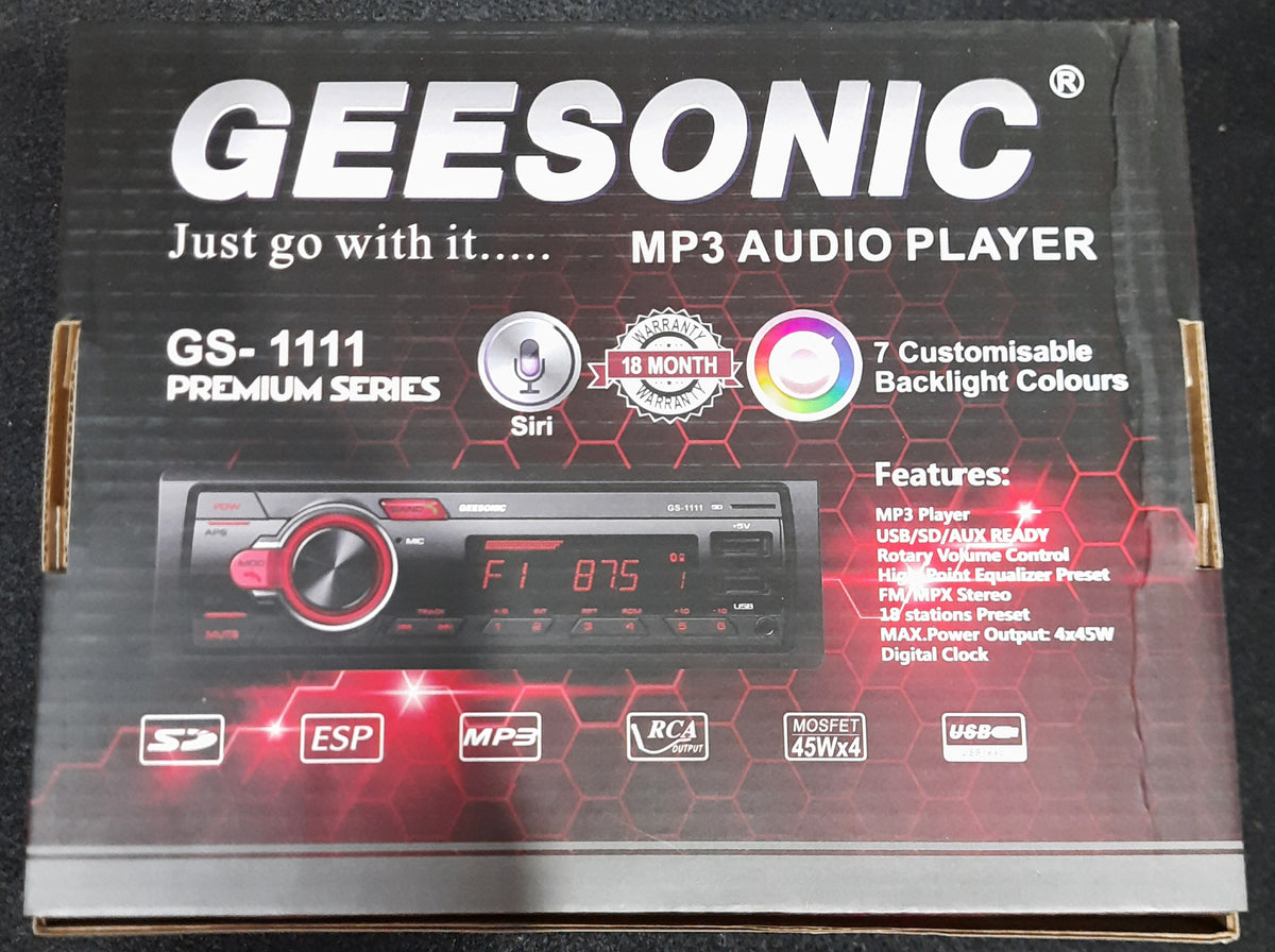 GEESONIC PREMIUM CAR SET GS-1111