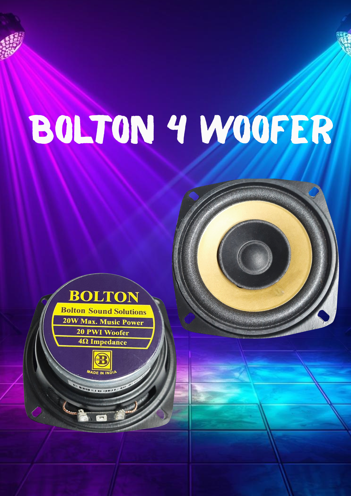 BOLTON 4" WOOFER