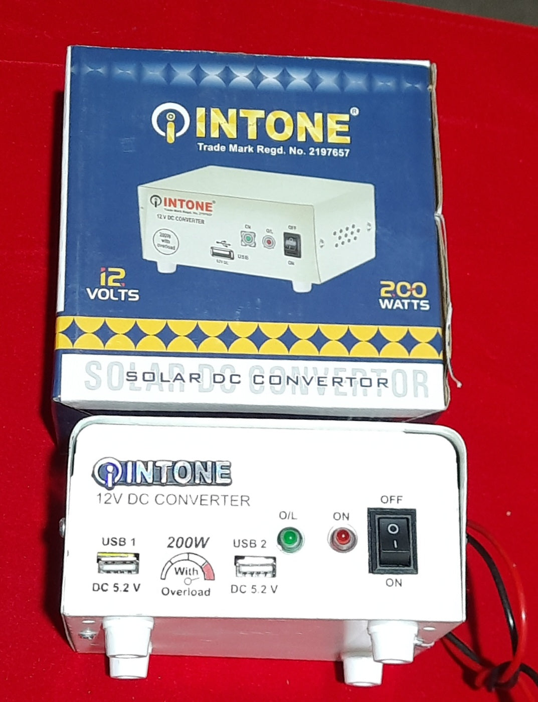 INTONE DC TO AC CONVERTER 200W (METAL BODY)