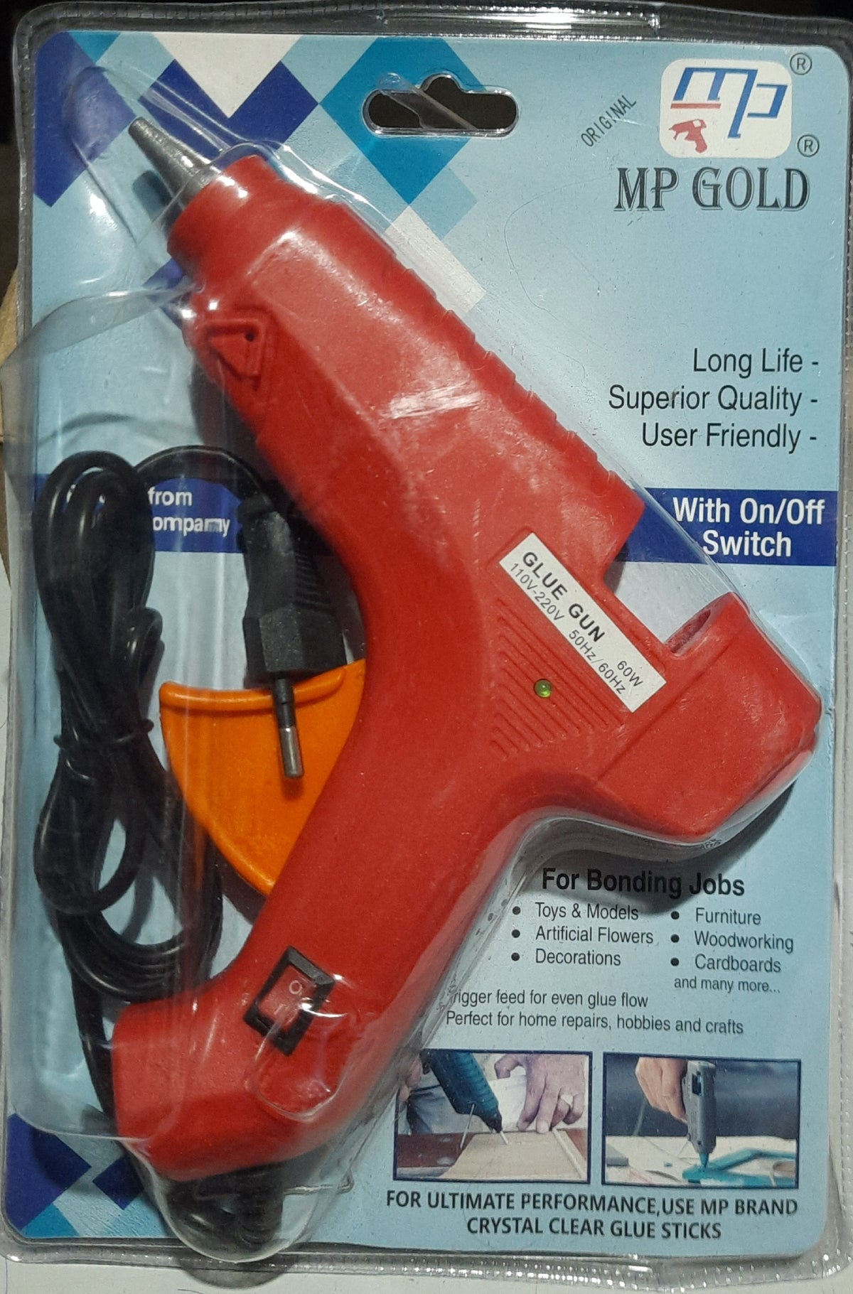 GLUE GUN (60W) WITH SWITCH