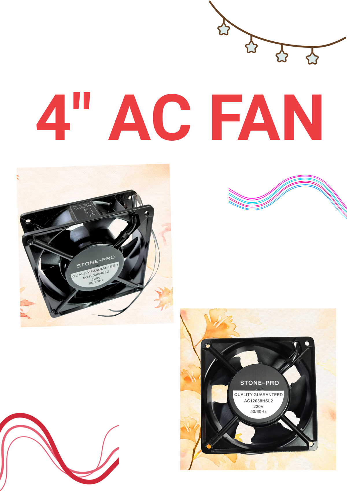 4" AC FAN