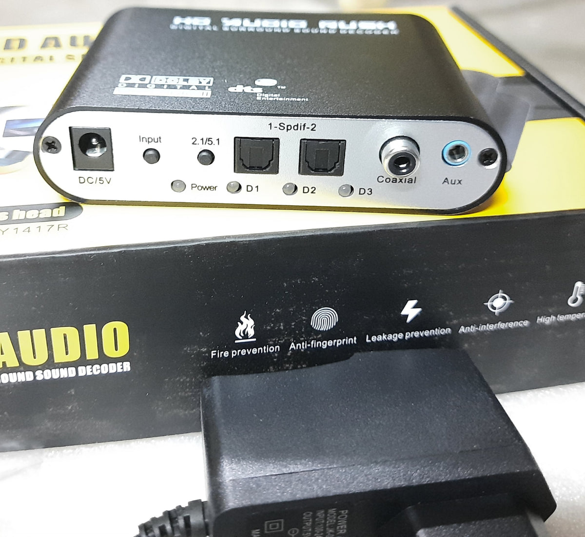 HD AUDIO RUSH BOX 5.1 LOTUS HEAD MODEL-FY1417R
