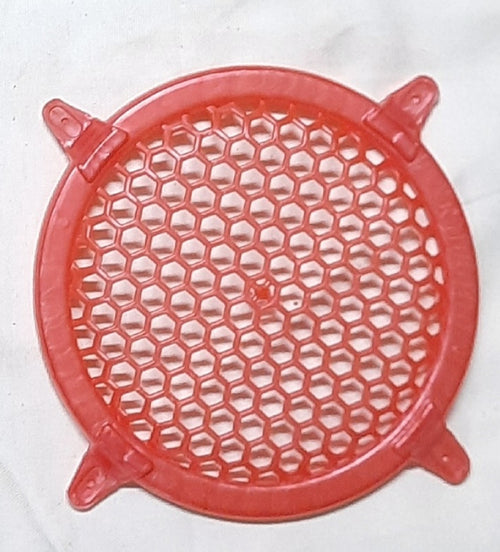 6" PVC GRILL COLOUR RED