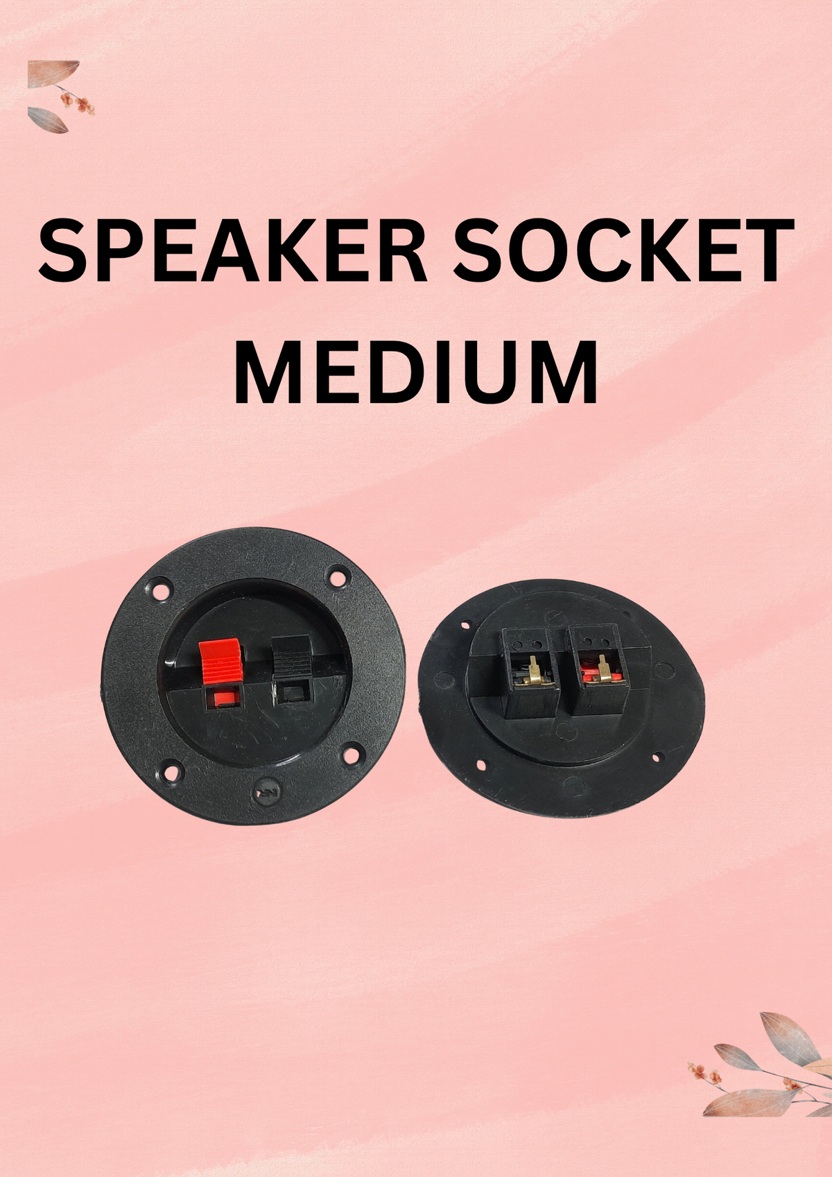 ROUND SPK SOCKET MEDIUM