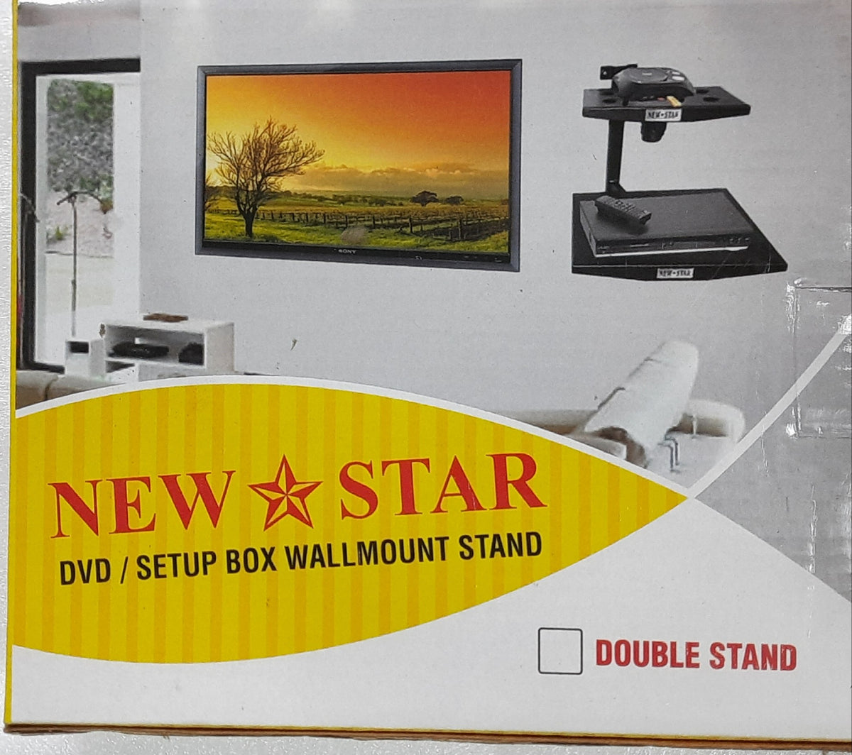 NEWSTAR DVD DOUBLE BAR STAND