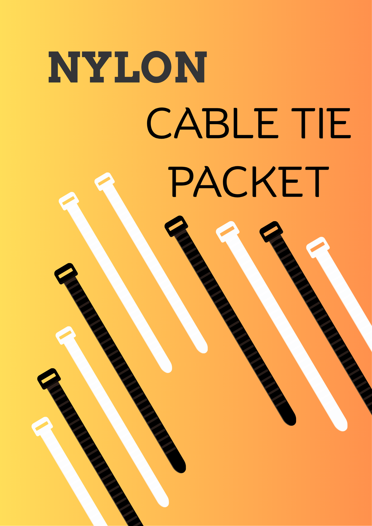 CABLE TIE SMALL BLACK (1000PCS)