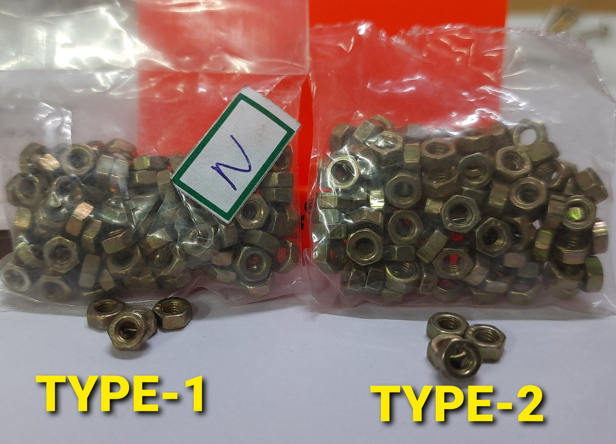 NUT TYPE-2 FOR ORDINARY SCREW / BOLT NUT FOR PCB