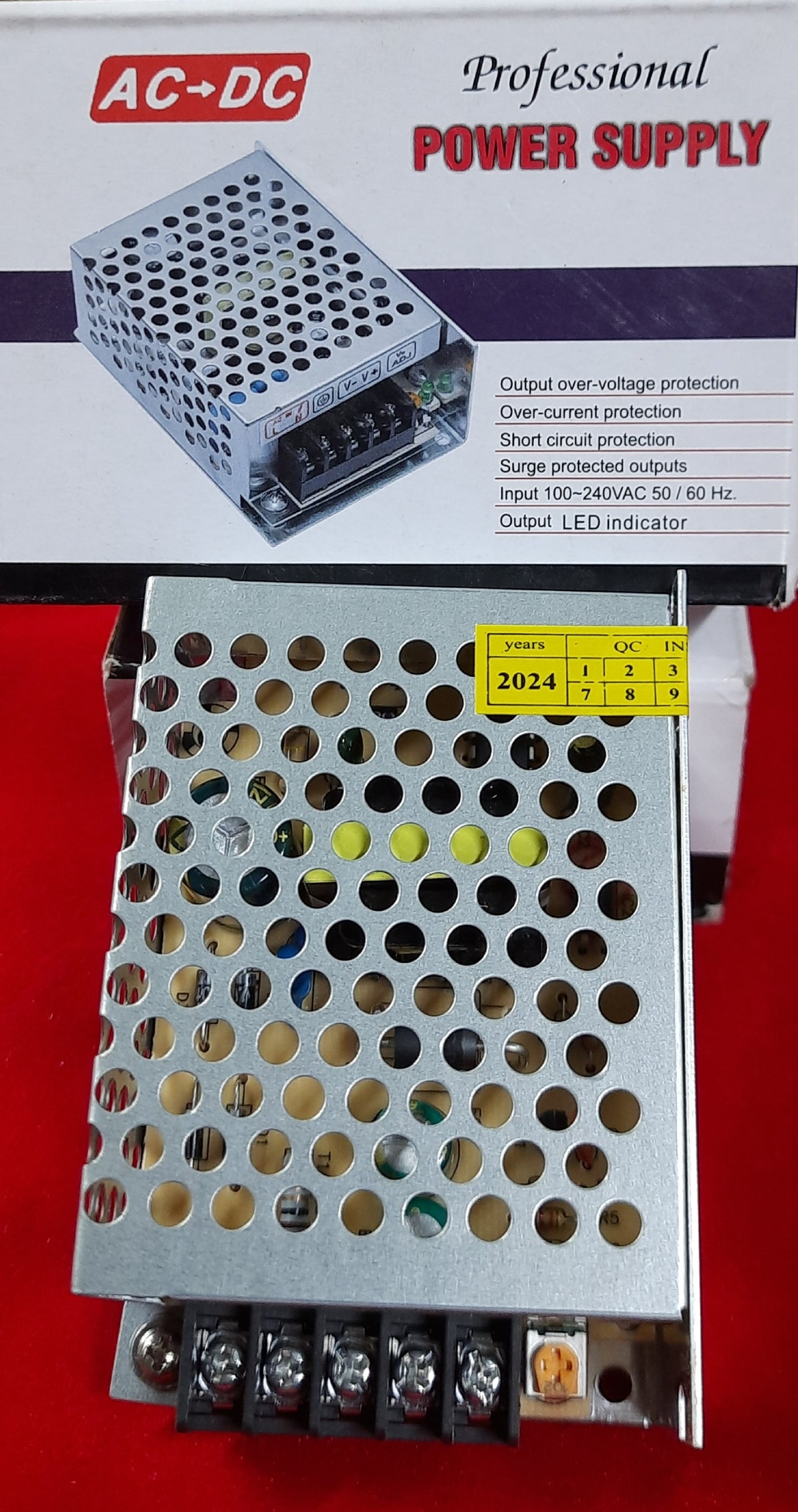 POWER SUPPLY SMPS DCOUTPUT 12V-2A