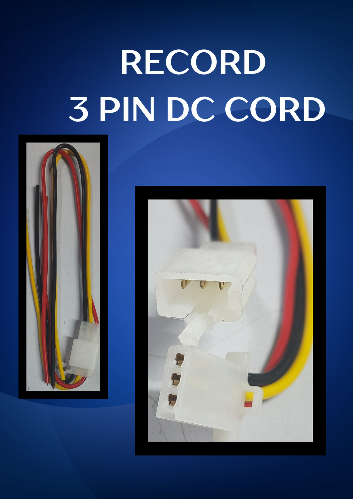 RECORD 3PIN DC CORD