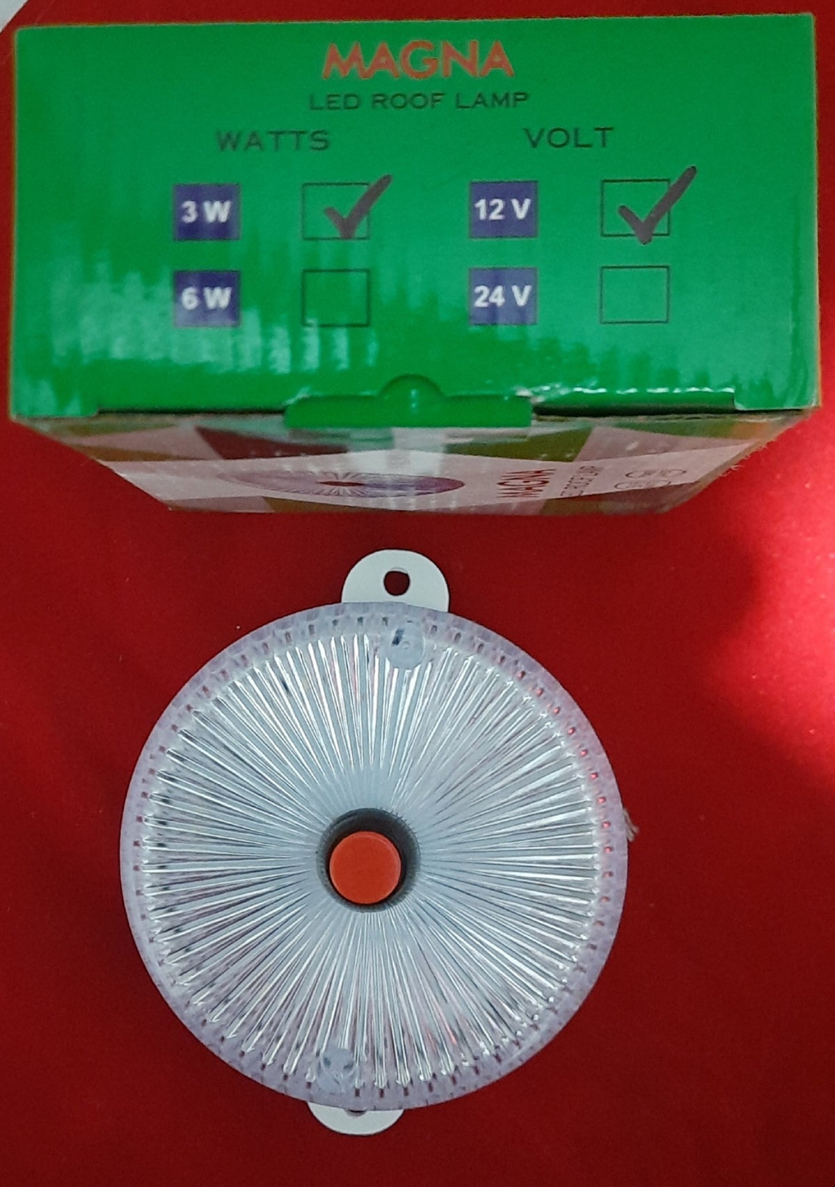 SPARK MEGNA ROUND LED ROOF LAMP 3W/12V