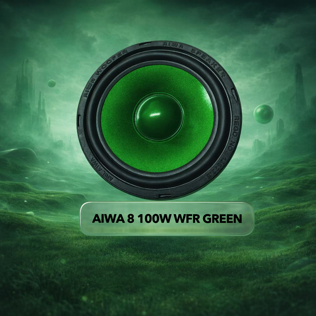AIWA 8"100W COLOUR WOOFER 120mm GREEN
