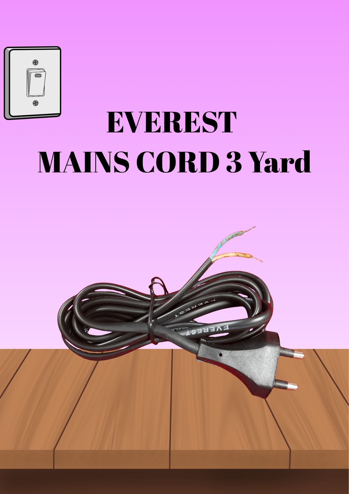 EVEREST MAINS CORD 3Y