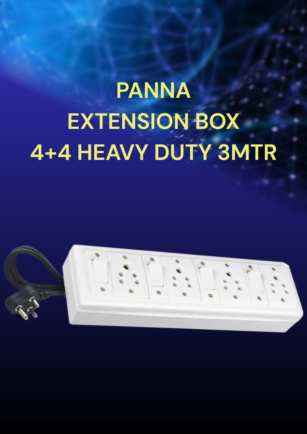 PANNA EXTENSION BOX 4+4 HEAVY DUTY 3MTR