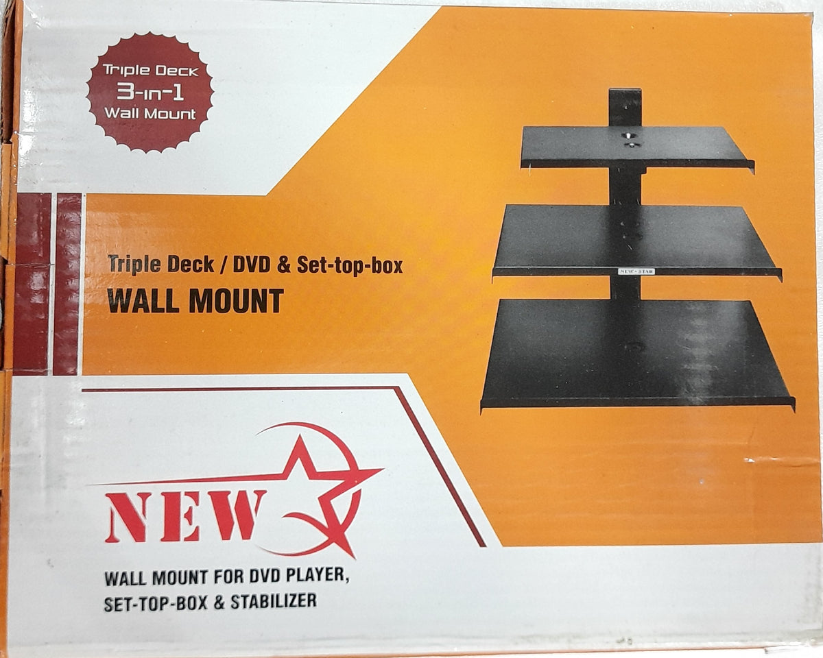 NEWSTAR DVD TRIPLE BAR STAND