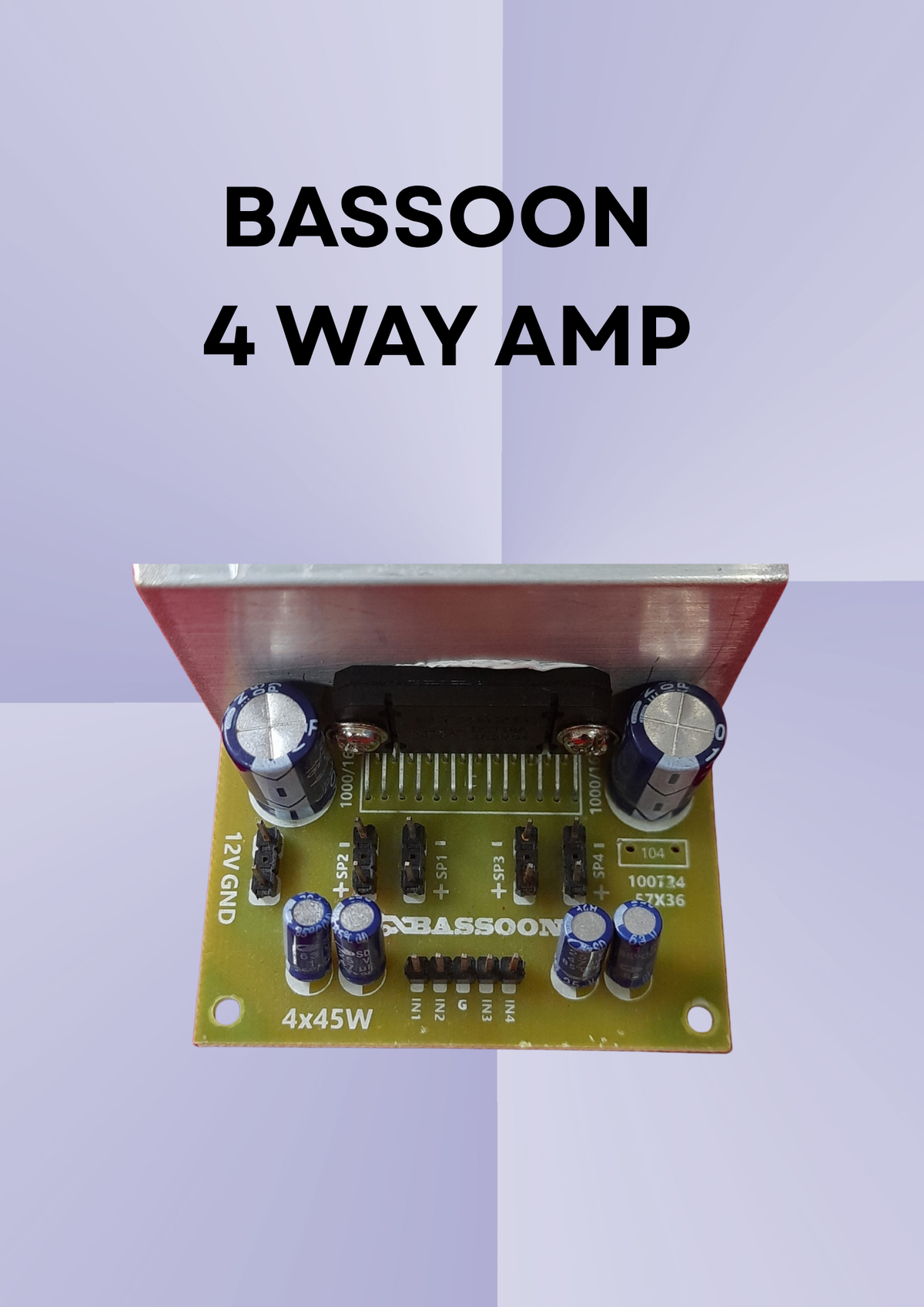 BASSOON 4WAY AMP BOARD
