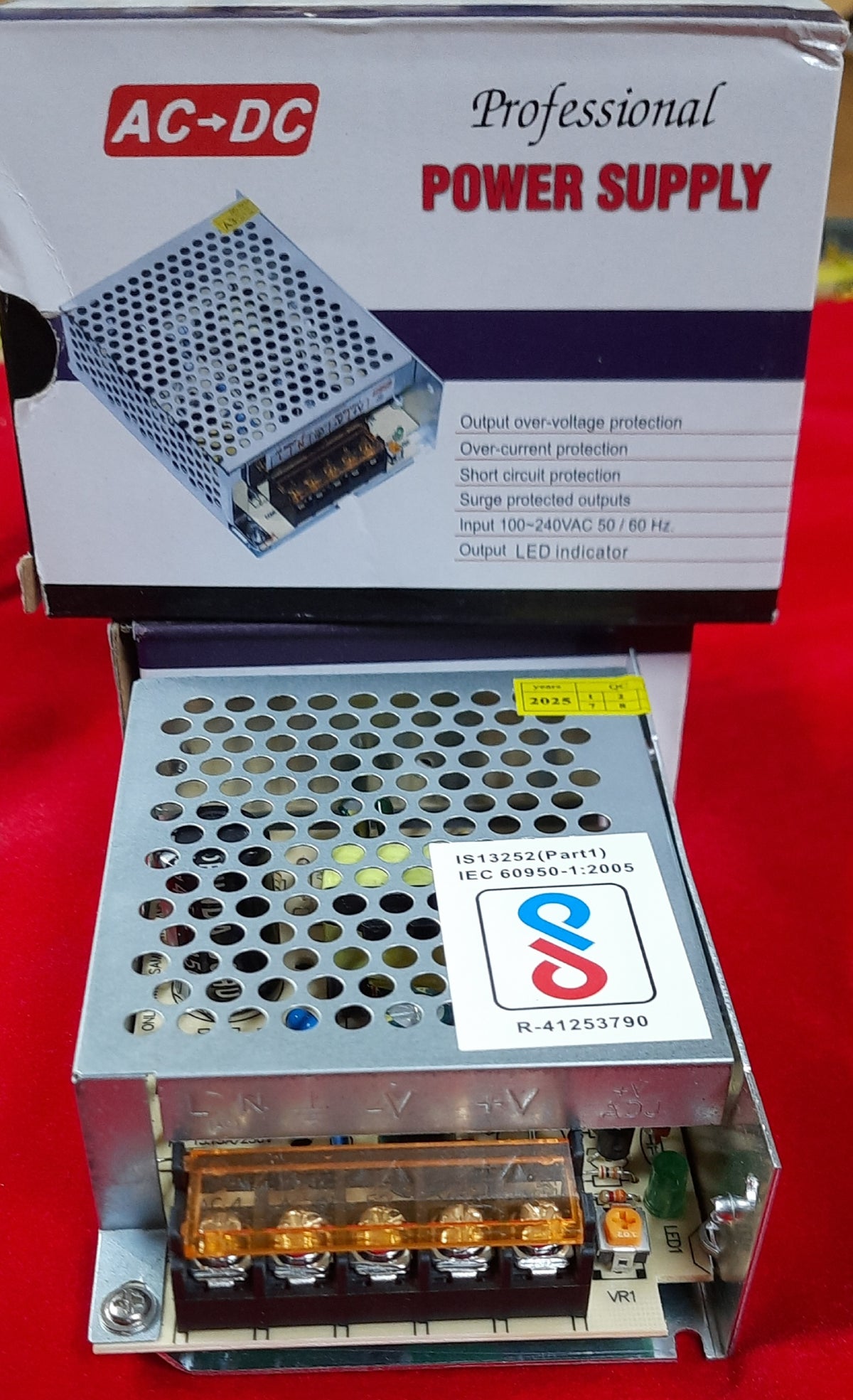 POWER SUPPLY SMPS DCOUTPUT 12V-5A