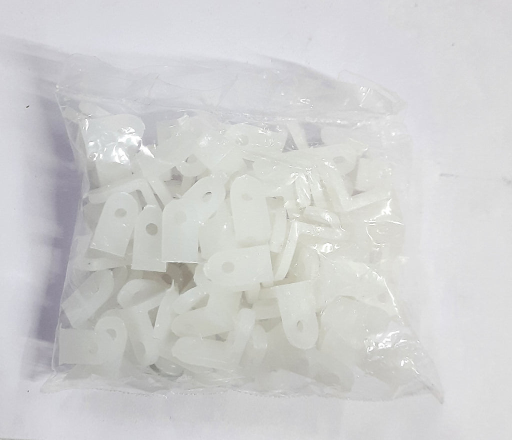 "L" TYPE CLAMP PVC PKT 100PCS