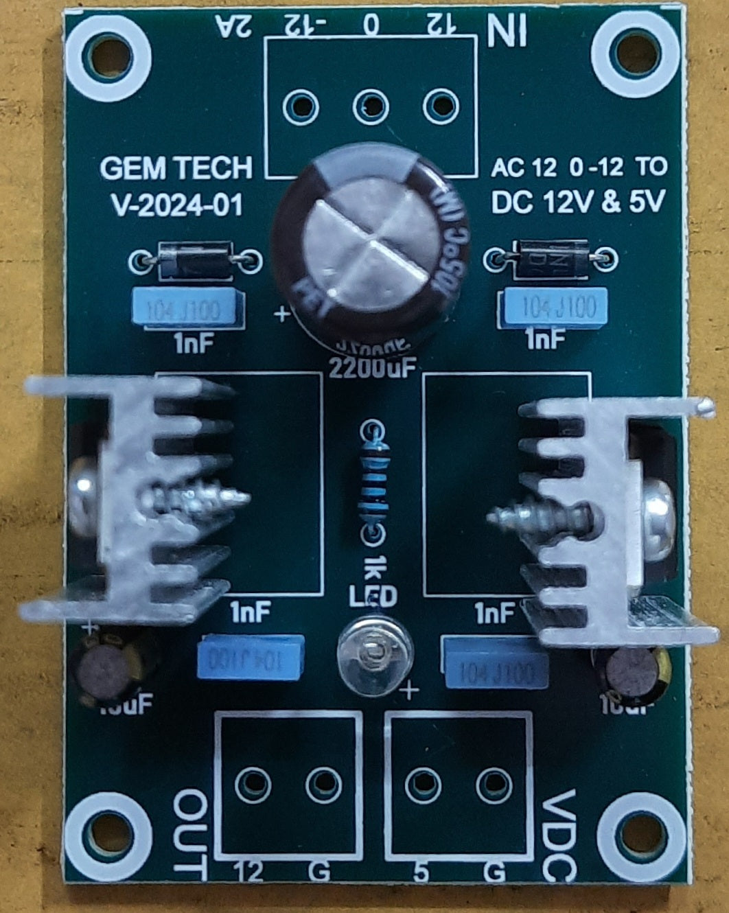 GEMTECH 5V+12V BD
