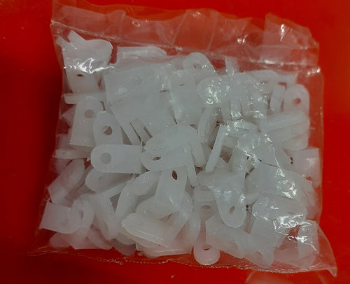 "L" TYPE CLAMP PVC PKT 100PCS