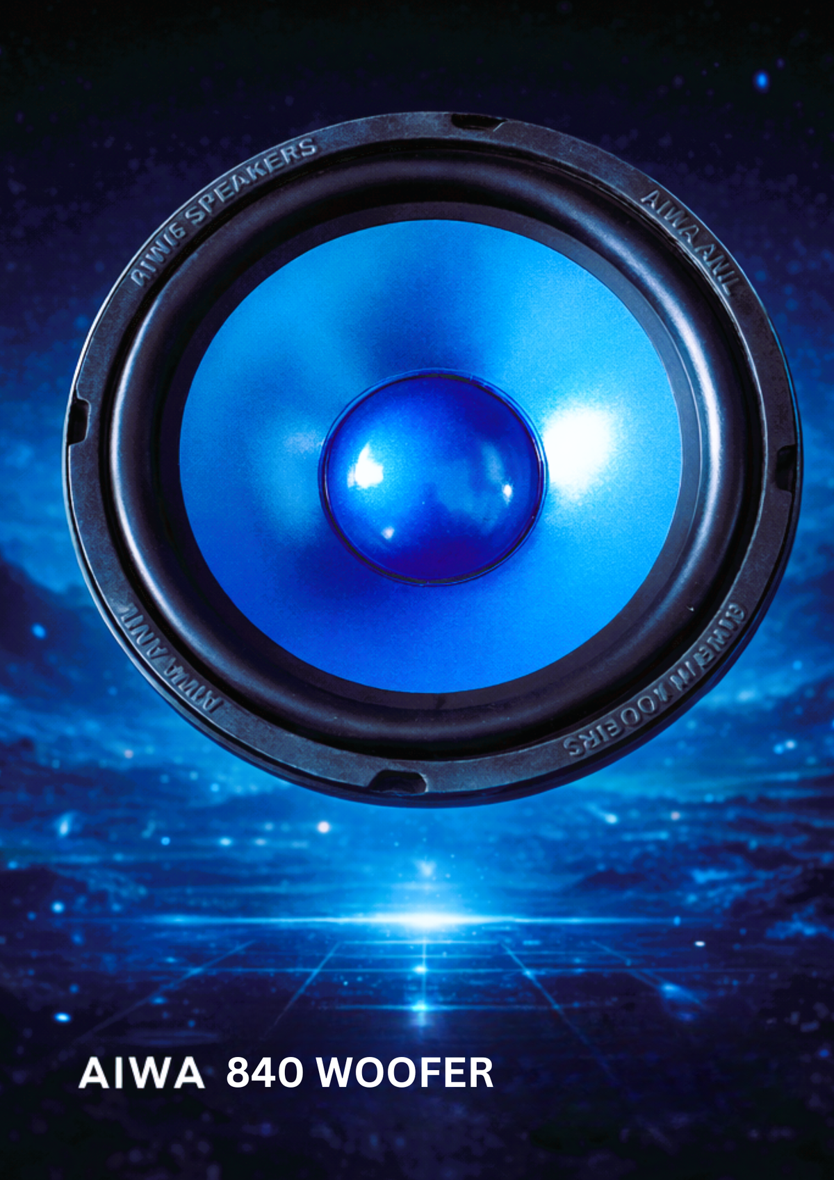 AIWA 840W 8" WOOFER COLOUR (BLUE)