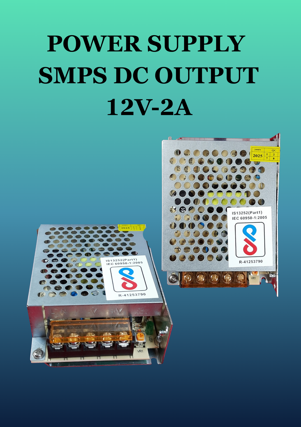POWER SUPPLY SMPS DCOUTPUT 12V-2A