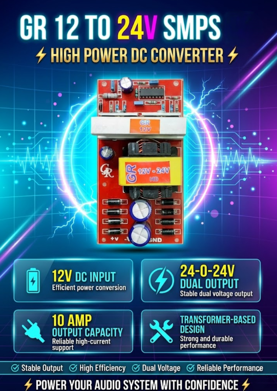 GR 12 TO 24V SMPS BD