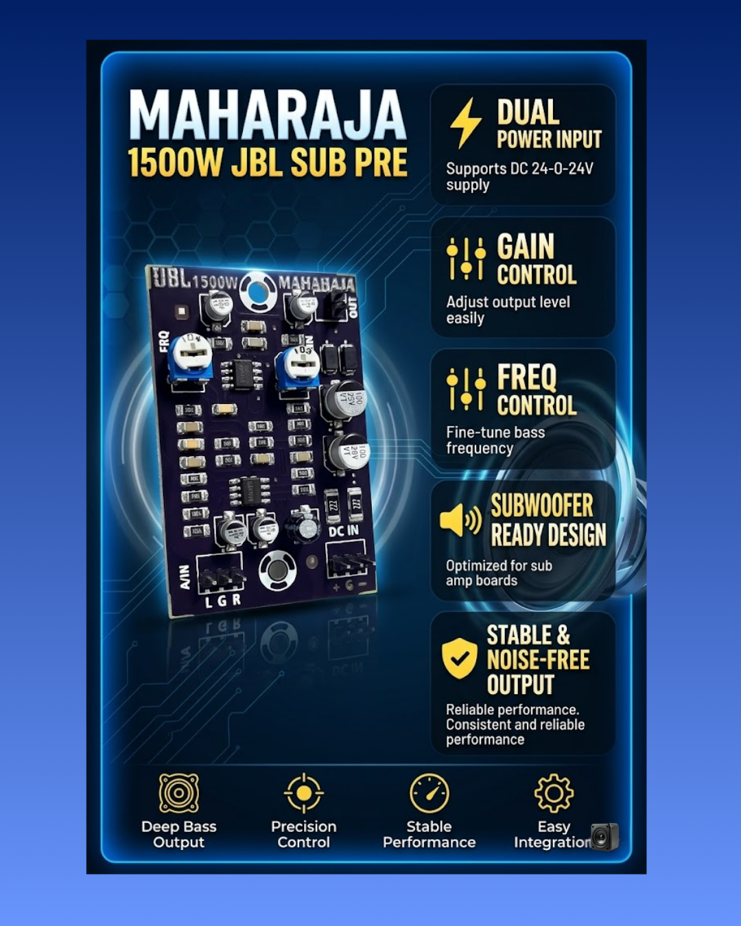 MAHARAJA 1500W SUB PRE