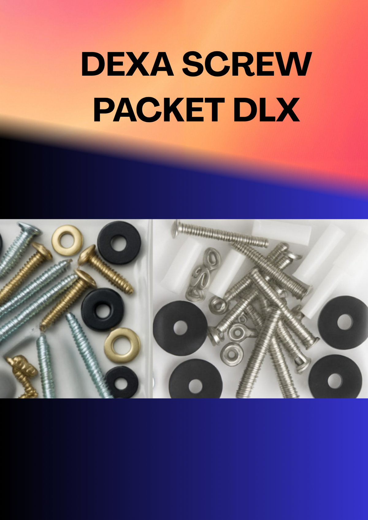 DX SCREW PKT DLX / SCREW FOR PCB FITTING