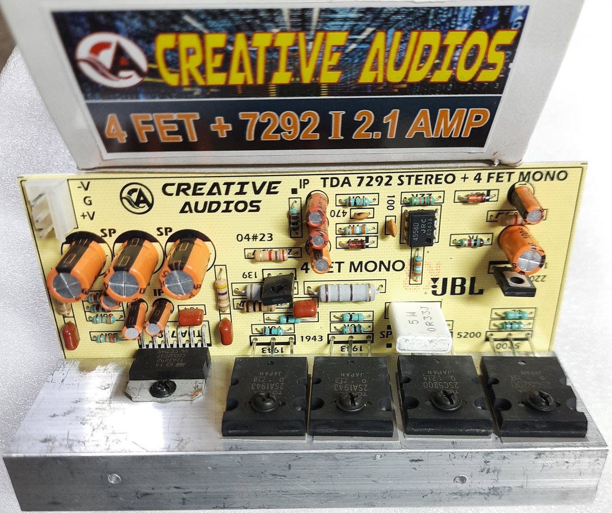 CREATIVE 4FET + 7292 2.1 AMP BD