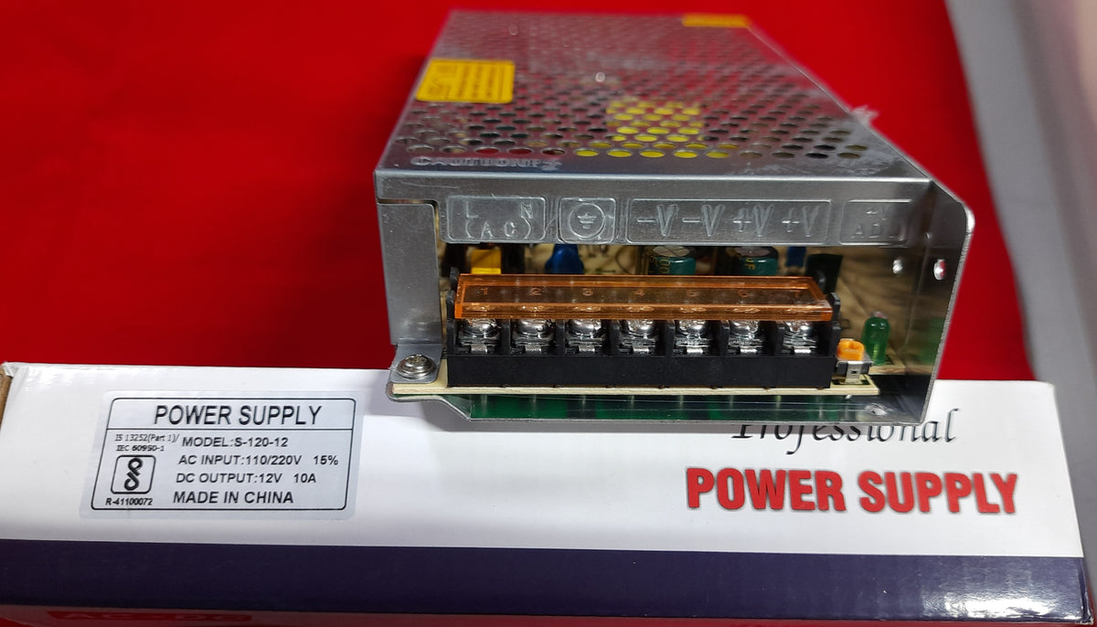 POWER SUPPLY SMPS DCOUTPUT 12V-10A