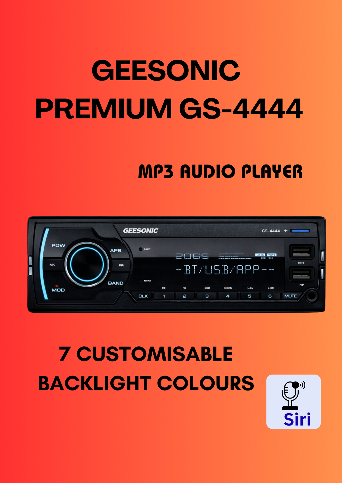 GEESONIC PREMIUM CAR SET GS-4444