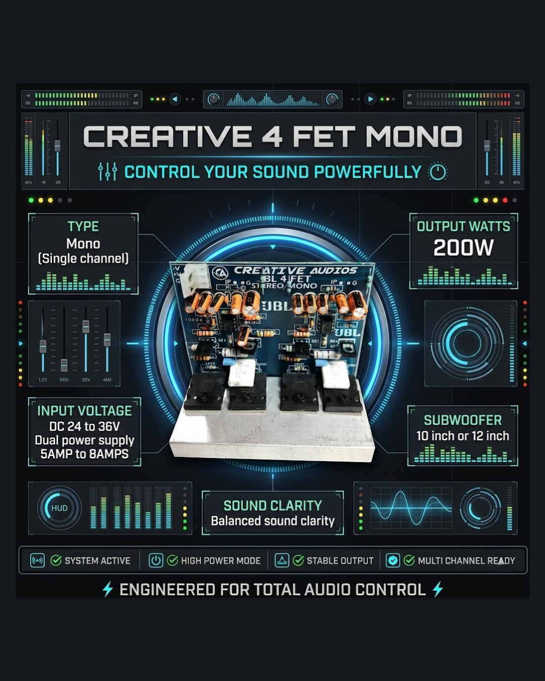 CREATIVE 4FET MONO