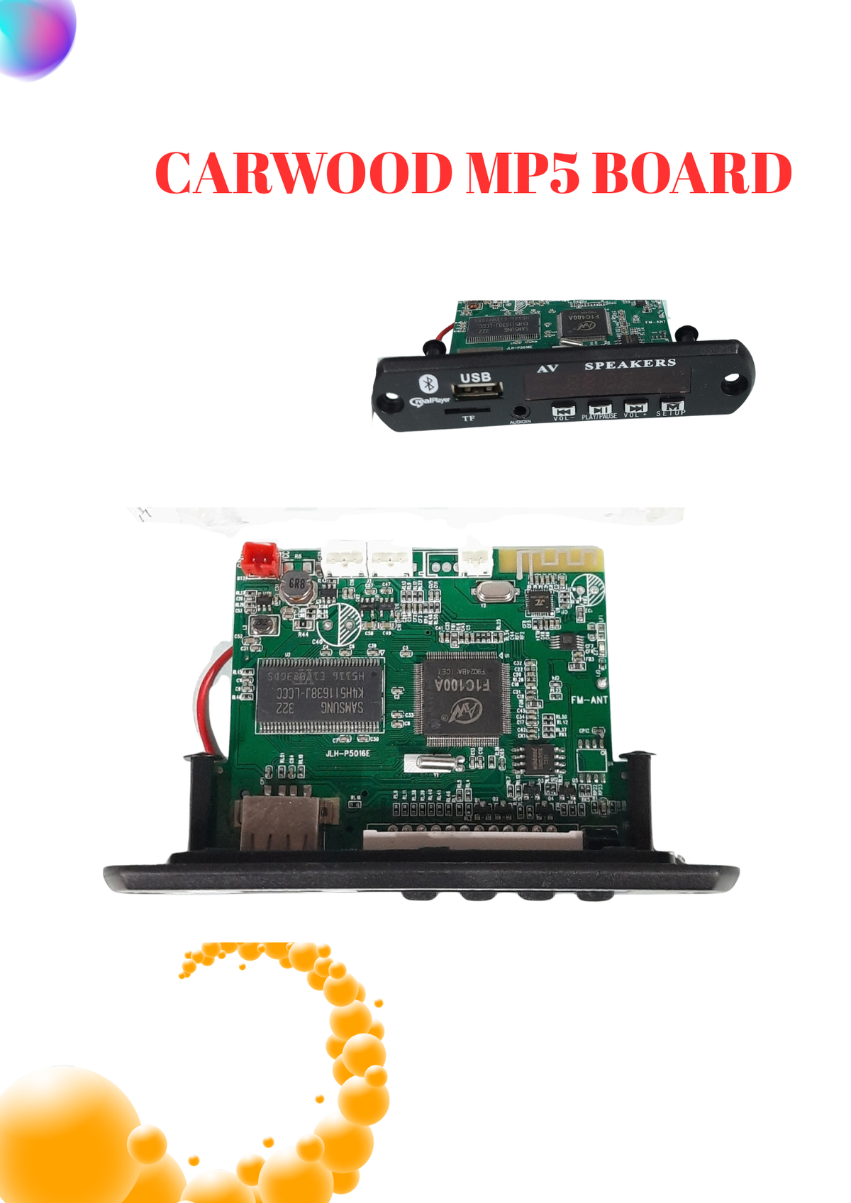 CARWOOD MP5 USB BOARD