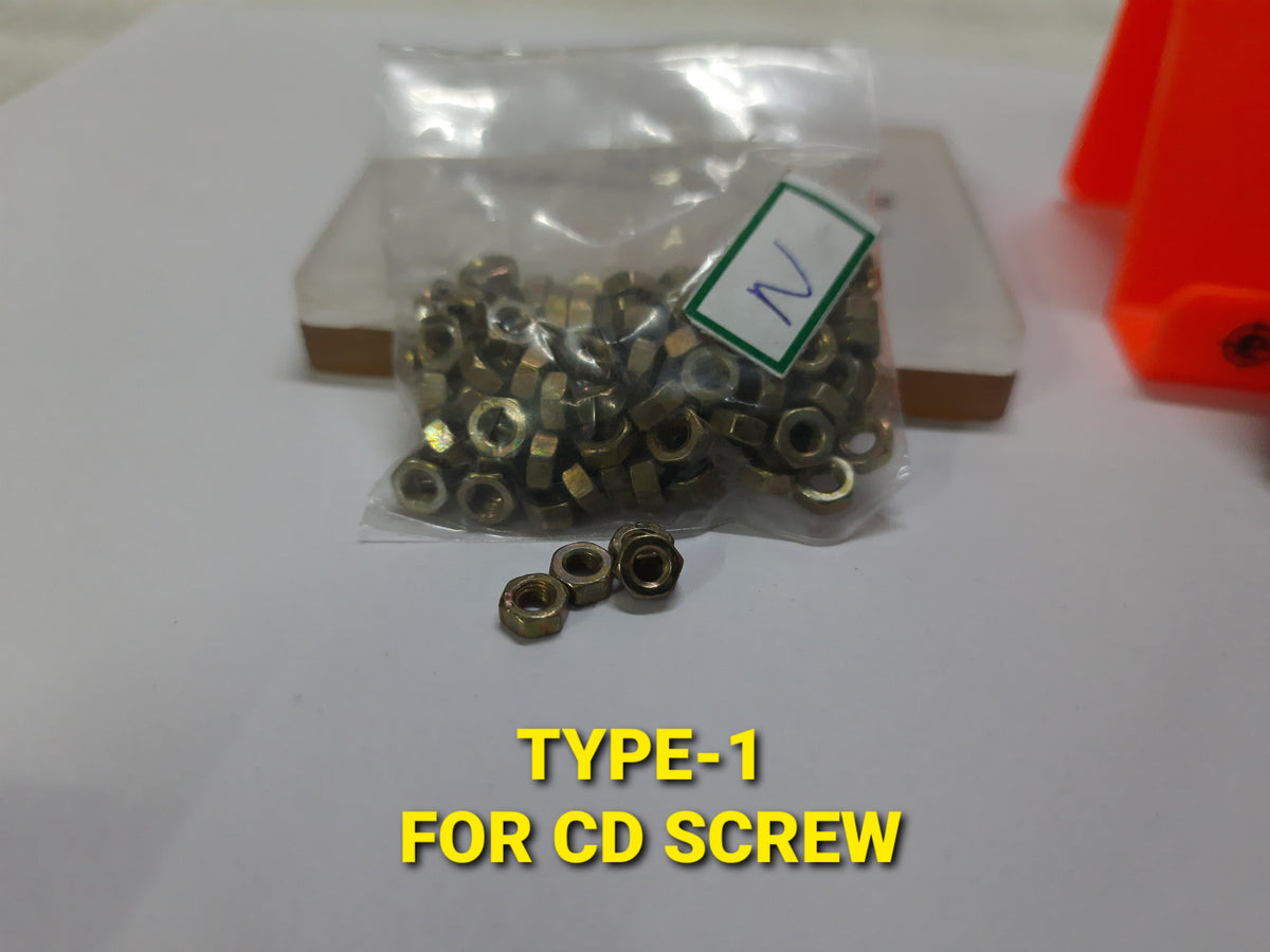 NUT TYPE 1 FOR STEEL SCREW / BOLT NUT FOR PCB