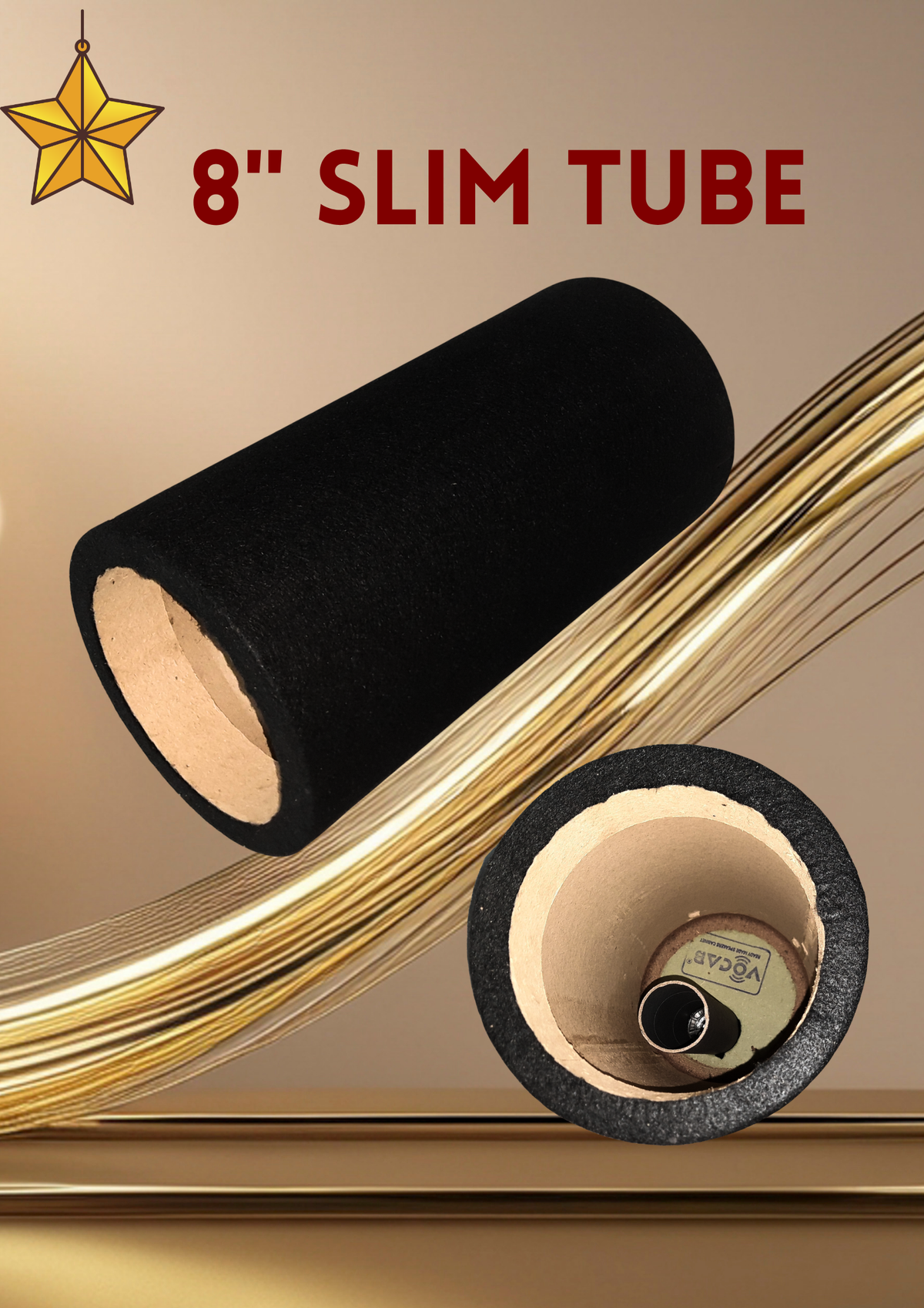 8" SLIM TUBE BOX(R-9"/D-18")